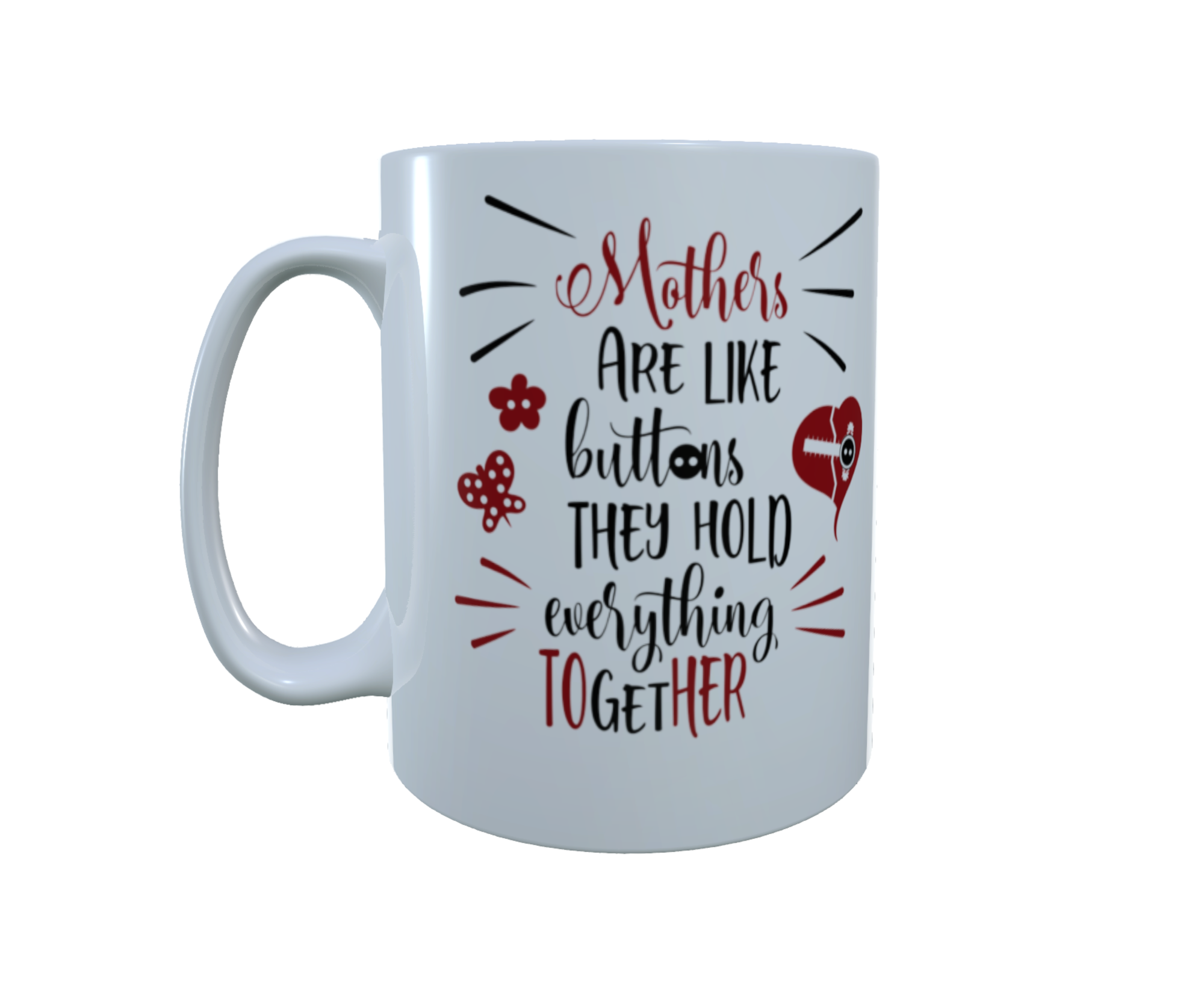 Mothers Are Like Buttons Ceramic Mug